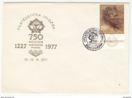 Yugoslavia 1977 Slavonska Pozega Philatelic Exhibition Special Cover And Postmark B180508 - Brieven En Documenten