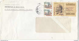 Rekena & Cia 4 Company Letter Covers Travelled B170925 - Cartas & Documentos