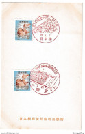 Japan 1964 2 Pictorial Postmarks On Postcard Not Posted B210420 - Postcards