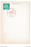 Japan 1967 Postal Stationery Postcard Pictorial Postmark Swallows Not Posted B210420 - Postcards