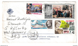Russia USSR Inturist Company Letter Cover Posted 197? To Germany B210410 - Storia Postale
