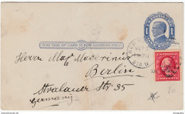 USA, Postal Stationery Postcard Travelled 191? New York Pmk B180122 - 1901-20