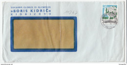 Yugoslavia, Boris Kidrič Company Letter Cover Travelled 1963 Kidričevo To Thoerl B170429 - Lettres & Documents