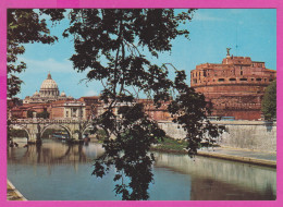 298111 / Italy  Roma (Rome) - St. Angelo Bridge And Castle Ponte E Castel S. Angelo PC 545 Italia Italie Italien Italie - Ponti