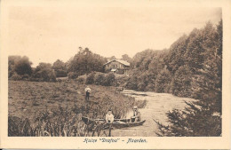 Naarden Huize "Drafna"gelopen 13-1-1930 Treinblokstempel - Naarden