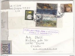 USA, Letter Cover Travelled 2011 Portland To Zagreb B180820 - Storia Postale