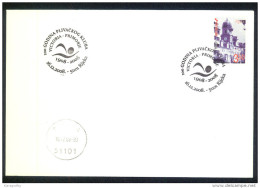 Croatia 100 Years Of Swimming Club Victoria-Primorje Rijeka 2008 Special Postmark Bb161028 - Schwimmen