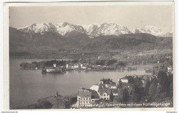 Salzkammergut: Gmunden Mit Dem Höllengebirge Old Photopostcard Travelled 1929  B170602 - Gmunden