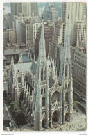 St. Patrick's Cathedral (Manhattan) Postcard Travelled 1953 B170530 - Iglesias