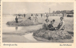 Noordwijk Aan Zee Aan Het Strand Gelopen 12-8-1937 - Noordwijk (aan Zee)