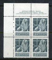Canada 1954 MNH  PB Walrus - Unused Stamps