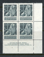 Canada 1954 MNH  PB Walrus - Unused Stamps