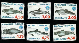 1998 Whales  Michel GL 316y - 321y Stamp Number GL 329 - 334 Yvert Et Tellier GL 295 - 300 Xx MNH - Ungebraucht