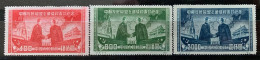 China P.R. 1950 Mi# 84-86 II (*) Mint No Gum - Reprints - Stalin And Mao Tse-tung - Official Reprints