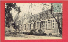 LOUE 1925 CHATEAU DE COULAINE COULENNES CARTE EN BON ETAT - Loue