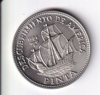 MONEDA DE CUBA DE 1 PESO DEL AÑO 1981 BARCO DE LA PINTA (COIN) (NUEVA - UNC) - Kuba