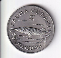 MONEDA DE CUBA DE 1 PESO DEL AÑO 1981 DEL MANJUARI (COIN) (NUEVA - UNC) - Cuba