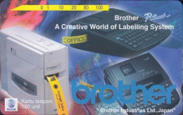 Indonesia - P 0469, Brother-A Creative World Of Labelling System, 5000ex, Mint Unused - Indonesië