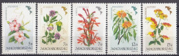 HUNGARY 4125-4129,unused,flowers - Unused Stamps