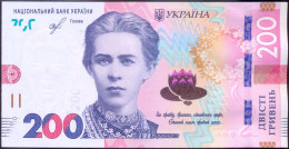 Ukraine 200 Hriven 2019 UNC P- 126A(2019) - Ukraine