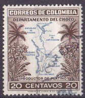 Kolumbien Marke Von 1956 O/used (A3-36) - Colombia