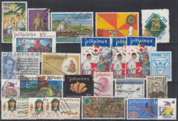 ⁕ Philippines ⁕ Collection / Lot Of 24 Used Stamps - Philippines