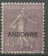 ANDORRE N° 14 NEUF* CHARNIERE  / Hinge  / MH - Unused Stamps