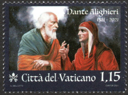 Vaticano 2021 Correo 1889 **/MNH 700 Aniv. Muerte De Dante Alighieri   - Nuovi