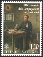 Vaticano 2021 Correo 1885 **/MNH 300 Aniv.de La Congregación Pasionista  - Unused Stamps