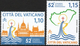 Vaticano 2021 Correo 1886/87 **/MNH 52 º Congreso Eucaristico Internacional - H - Ongebruikt