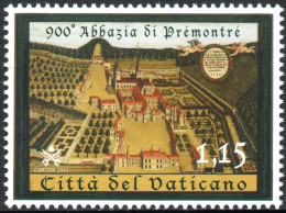 Vaticano 2021 Correo 1892 **/MNH IX Centenario De La Abadía De Prémontré  - Ungebraucht