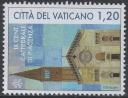 Vaticano 2022 Correo 1919 **/MNH 900 Aniv. Fundacion De La Catedral De Piacenza - Unused Stamps