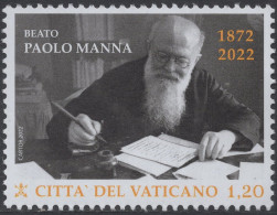 Vaticano 2022 Correo 1920 **/MNH 150 Aniv. Nacimiento Del Padre Paolo Manna 187 - Unused Stamps