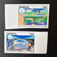 Sénégal 1998 Mi. 1582 - 1583 ND Imperf Année Internationale De L'océan International Year Ocean Jahr Ozeans - Sénégal (1960-...)