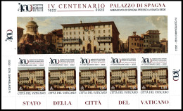 Vaticano 2022 Correo 1918 MH **/MNH 400 Aniv. Palacio De España Sede De La Emba - Nuovi