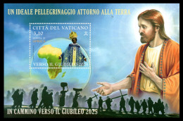 Vaticano 2023 Correo 1928 HB **/MNH Un Peregrinaje Ideal Alrededor De La Tierra - Nuevos