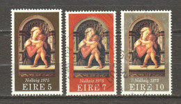 Ireland Eire 1975 Mi 333-335 Canceled X-MAS - Usati