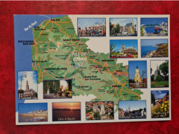 Carte PAS DE CALAIS  ARTOIS BOULONNAIS CALAISIS ET PONTHIEU - Nord-Pas-de-Calais