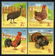 Romania - 2023 - Fauna - Poultry - Mint Stamp Set - Nuovi
