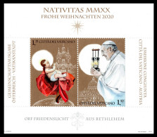 Vaticano 2020 Correo 1867/68 HB **/MNH Navidad - Conjunta Con Austria - HB  - Unused Stamps