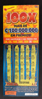 114 H, Lottery Tickets, Portugal, « Raspadinha », « Instant Lottery »,« 100 X MAIS DE € 100.000.000 EM PRÉMIOS », Nº 537 - Billets De Loterie