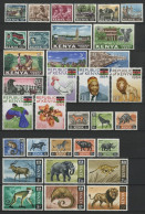 KENYA 1963 - 69 N° 1 à 14 + 15 à 19 + 20 à 33 Cote 106 € 3 Premières Séries Complètes Neuves  ** (MNH) - Kenia (1963-...)