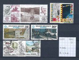 (TJ) Europa CEPT 1983 - 4 Sets (gest./obl./used) - 1983