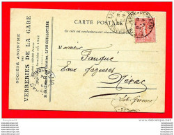 CPA(Ref A216)  VIEUX PAPIERS - Factures Et Documents Commerciaux VERRERIE DE LA GARE LYON GUILLOTIERE - 1900 – 1949