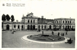 Belgium, RONSE RENAIX, Place Winston Churchill (1950s) Postcard - Renaix - Ronse