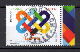 FRANCE 2023 - Timbre - Europa - La Paix Oblitéré Cachet Rond - Used Stamps