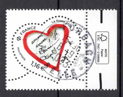 FRANCE 2023 - Timbre Coeur - Agnès B.  Oblitéré Cachet Rond - Used Stamps