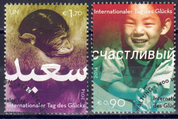 UNO Wien 2014 - Tag Des Glücks, Nr. 806 - 807, Gestempelt / Used - Used Stamps