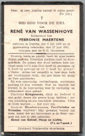 Bidprentje Damme - Van Wassenhove René (1895-1941) Scheurtje - Devotieprenten