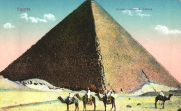 EGYPT, GREAT PYRAMID OF CHEOPS, CAMELS - Piramidi